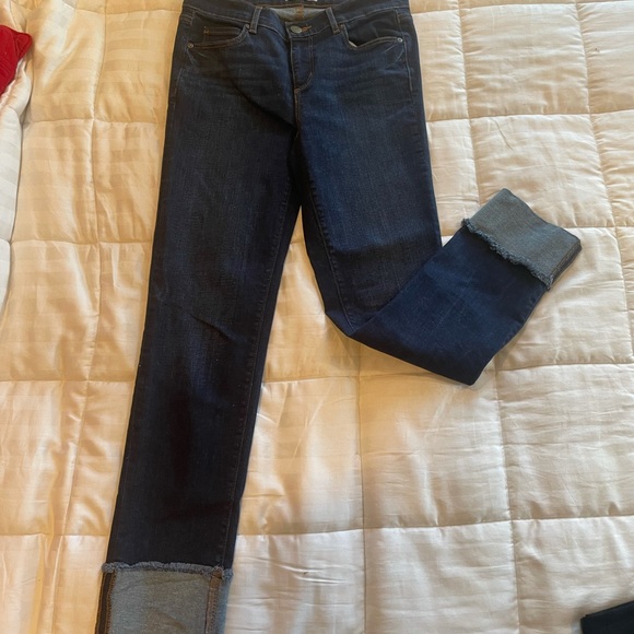 Loft Modern Straight Cuffed Jeans - Picture 3 of 16